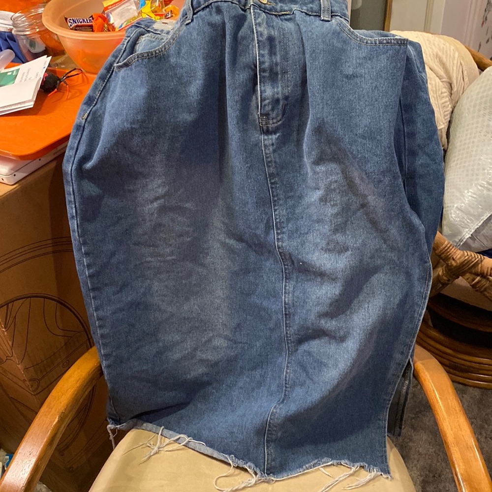 Jean skirt